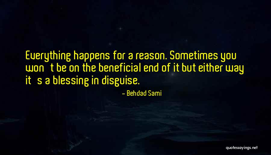 End Of It Quotes By Behdad Sami