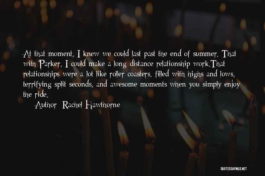 End Of Long Distance Relationship Quotes By Rachel Hawthorne