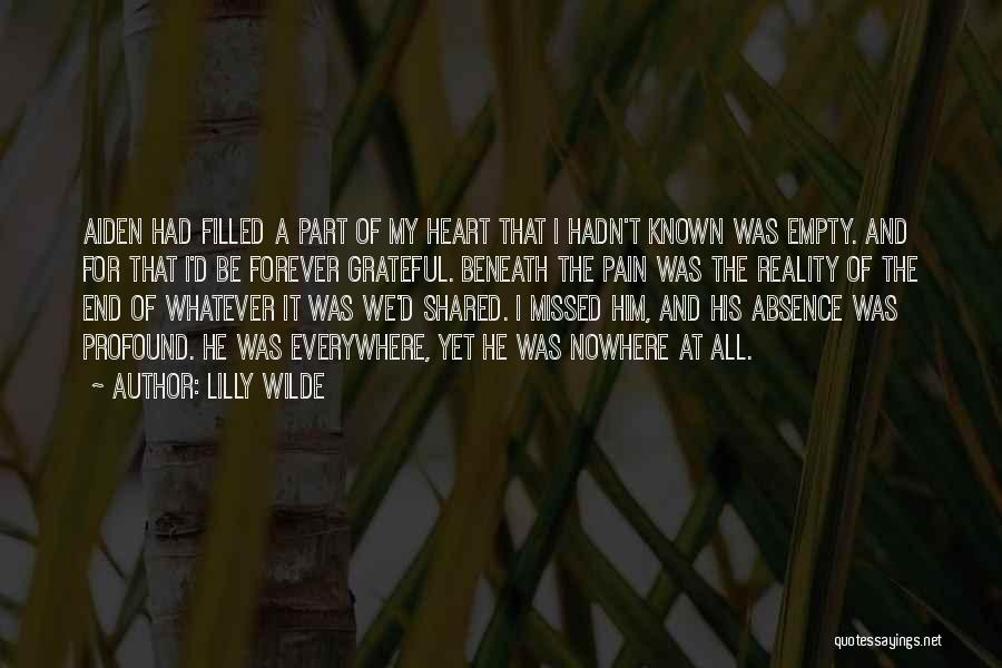 End Of My Love Story Quotes By Lilly Wilde