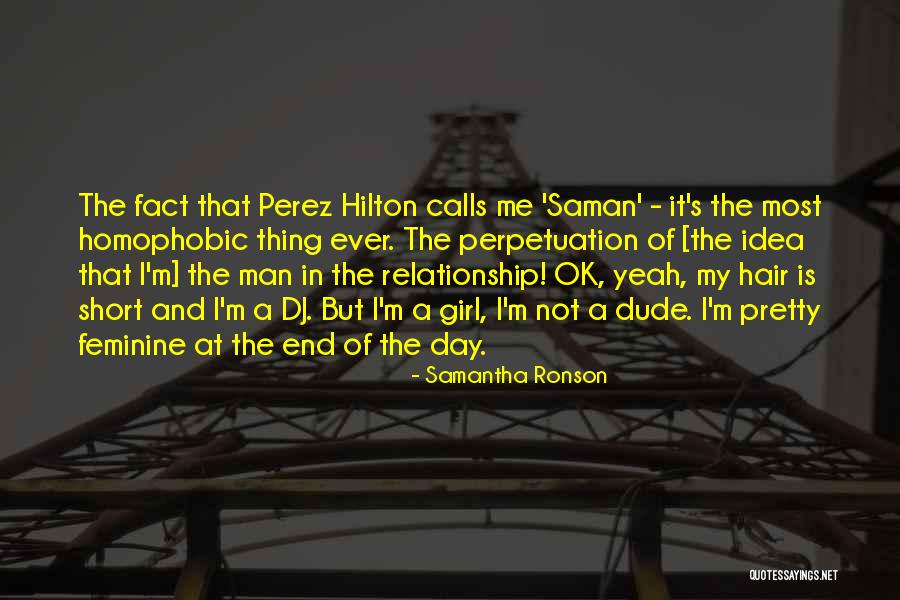 End Of My Relationship Quotes By Samantha Ronson End Of My Relationship Quotes By Samantha Ronson