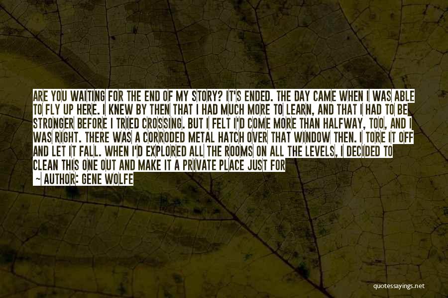 End Of My Story Quotes By Gene Wolfe