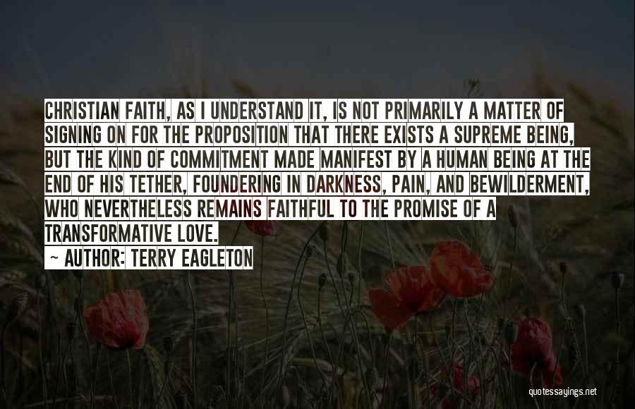 End Of My Tether Quotes By Terry Eagleton
