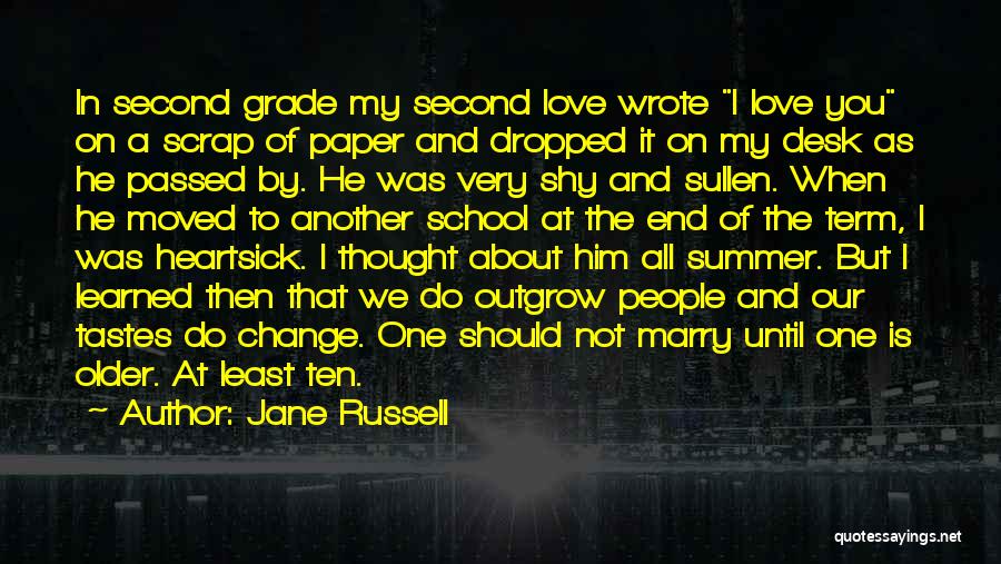 End Of Our Love Quotes By Jane Russell