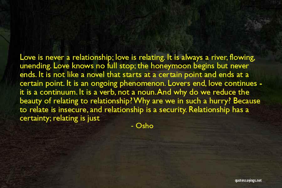 End Of Relationship Love Quotes By Osho