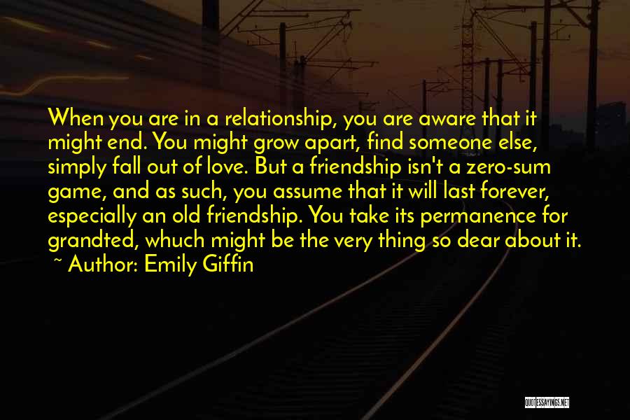 End Of Relationship Quotes By Emily Giffin