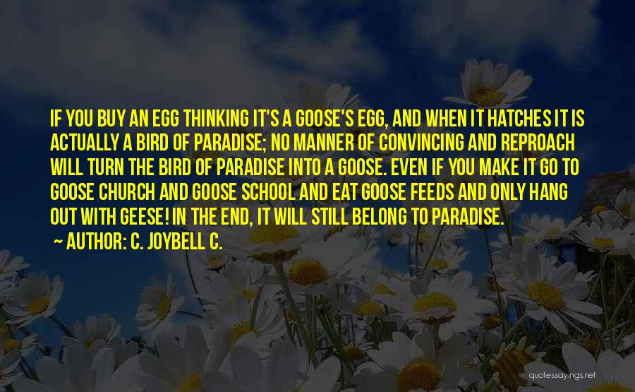 End Of School Life Quotes By C. JoyBell C.