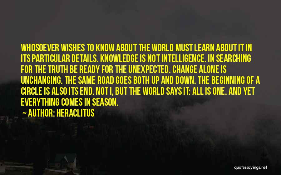 End Of Season Quotes By Heraclitus