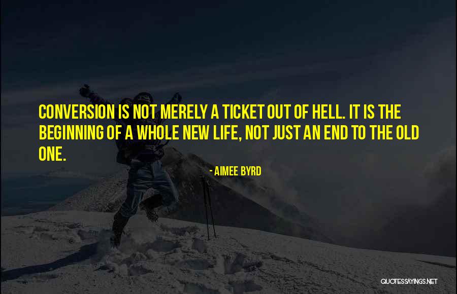 End Of Something New Beginning Quotes By Aimee Byrd End Of Something New Beginning Quotes By Aimee Byrd