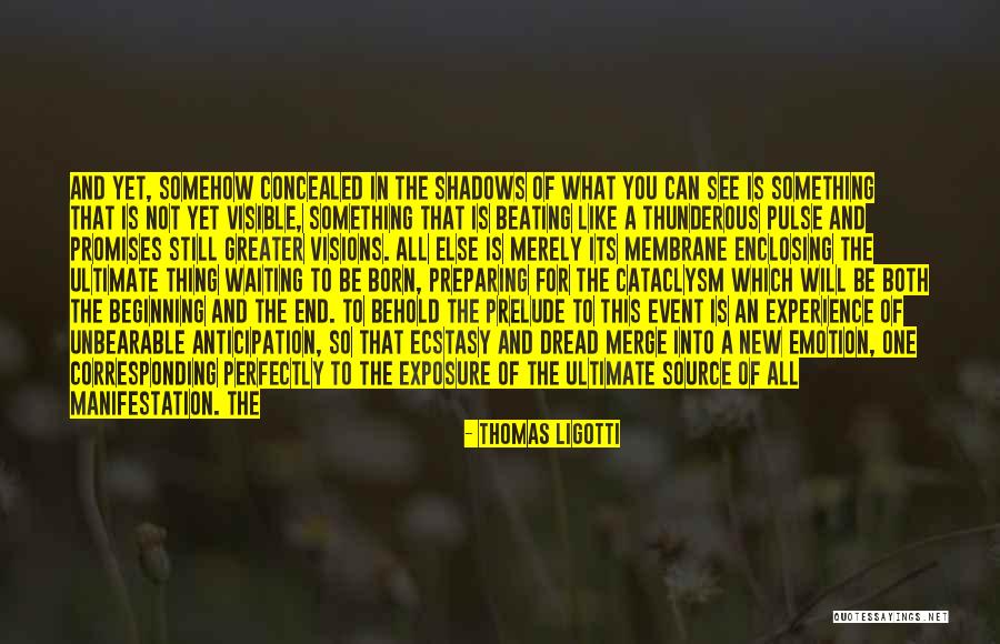 End Of Something New Beginning Quotes By Thomas Ligotti End Of Something New Beginning Quotes By Thomas Ligotti