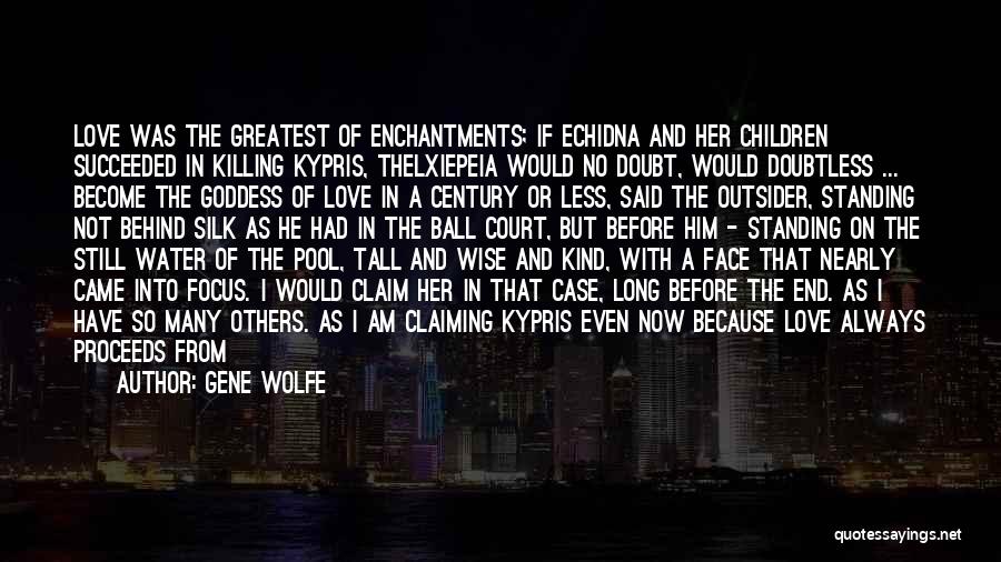 End Of The Love Quotes By Gene Wolfe