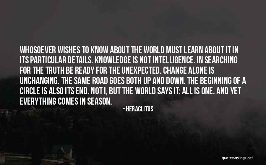 End Of The Season Quotes By Heraclitus