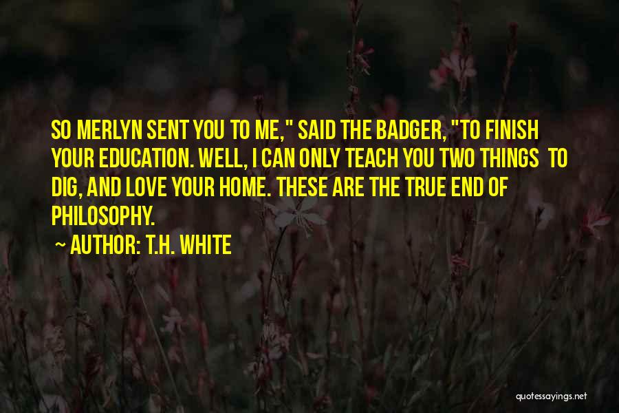 End Of True Love Quotes By T.H. White