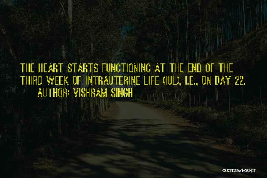 End Of Week Quotes By Vishram Singh