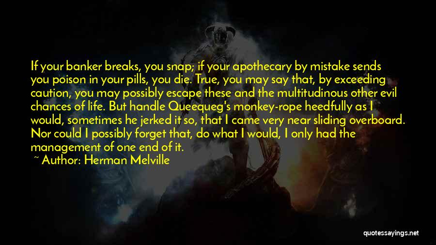 End Of Your Rope Quotes By Herman Melville
