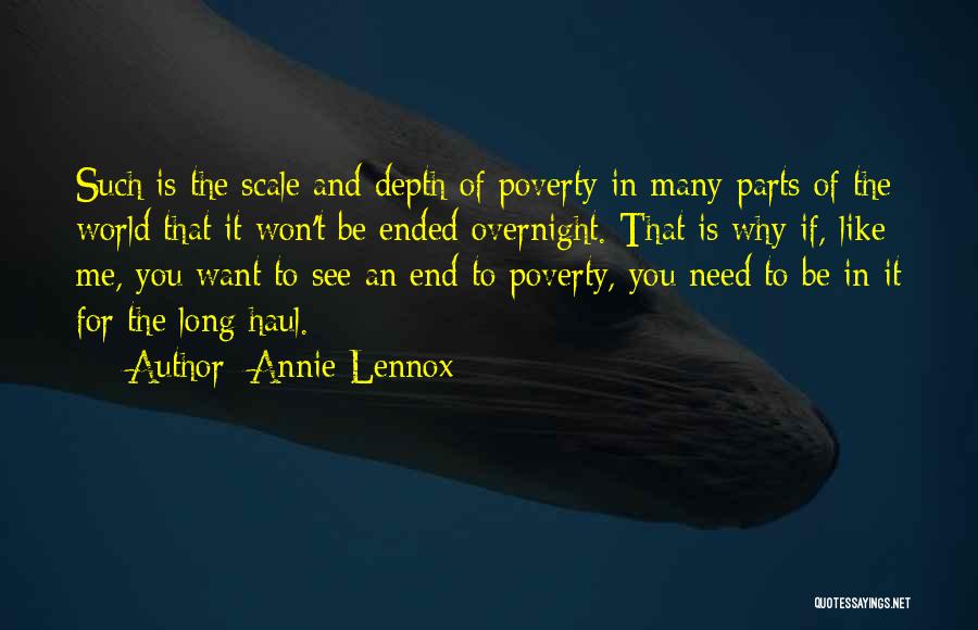 End Poverty Quotes By Annie Lennox