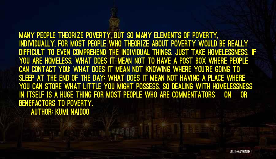 End Poverty Quotes By Kumi Naidoo