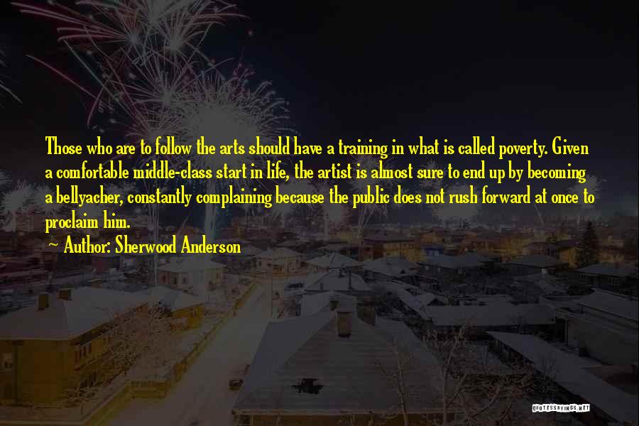 End Poverty Quotes By Sherwood Anderson
