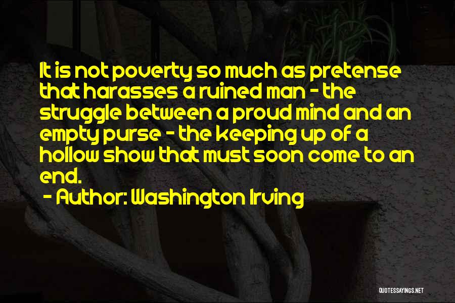 End Poverty Quotes By Washington Irving