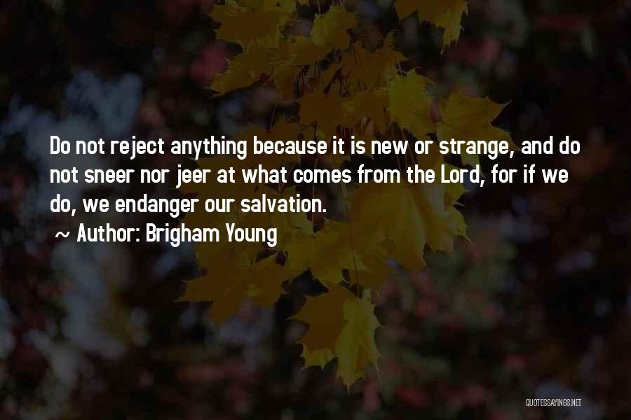 Endanger Quotes By Brigham Young