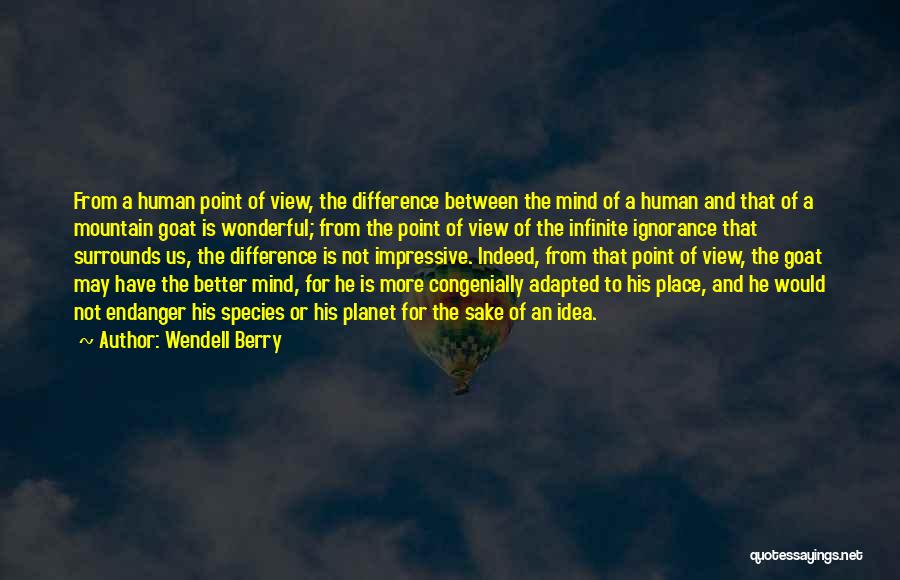 Endanger Quotes By Wendell Berry