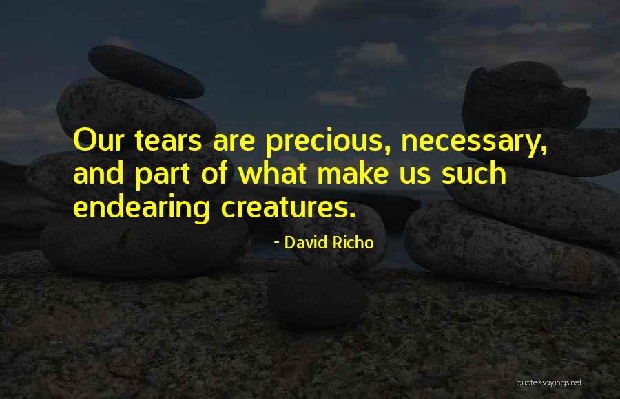 Endearing Quotes By David Richo