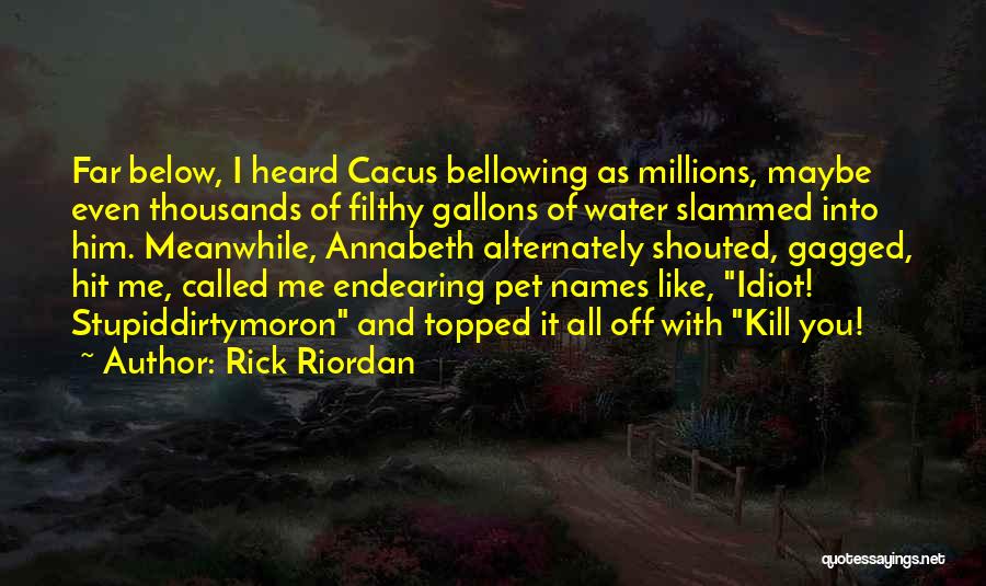 Endearing Quotes By Rick Riordan