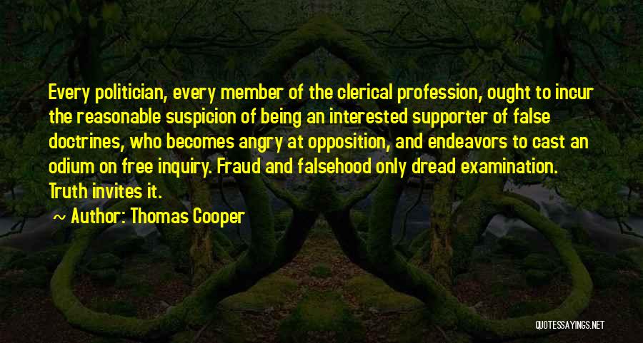 Endeavors Quotes By Thomas Cooper