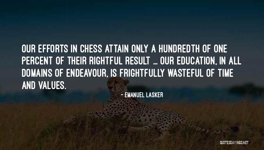 Endeavour Quotes By Emanuel Lasker