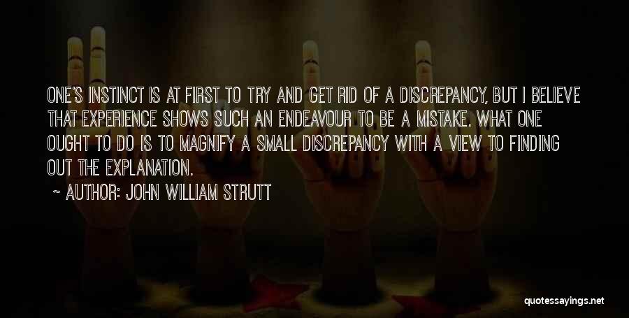 Endeavour Quotes By John William Strutt