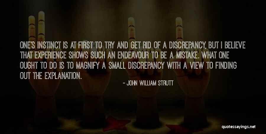 Endeavour Quotes By John William Strutt