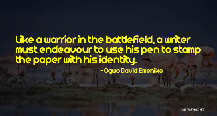 Endeavour Quotes By Ogwo David Emenike