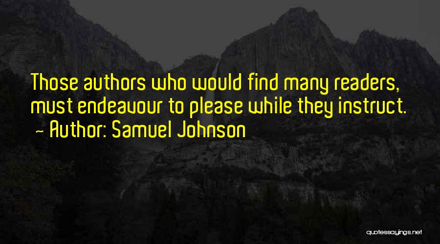 Endeavour Quotes By Samuel Johnson