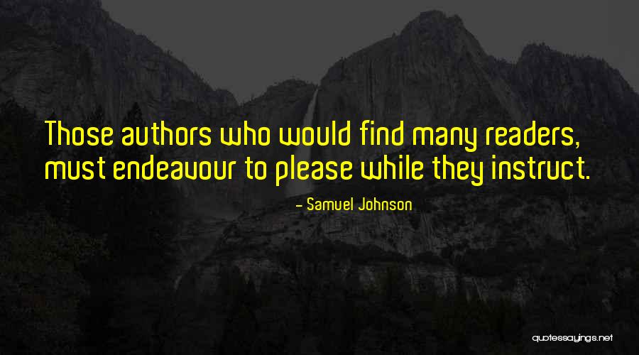 Endeavour Quotes By Samuel Johnson