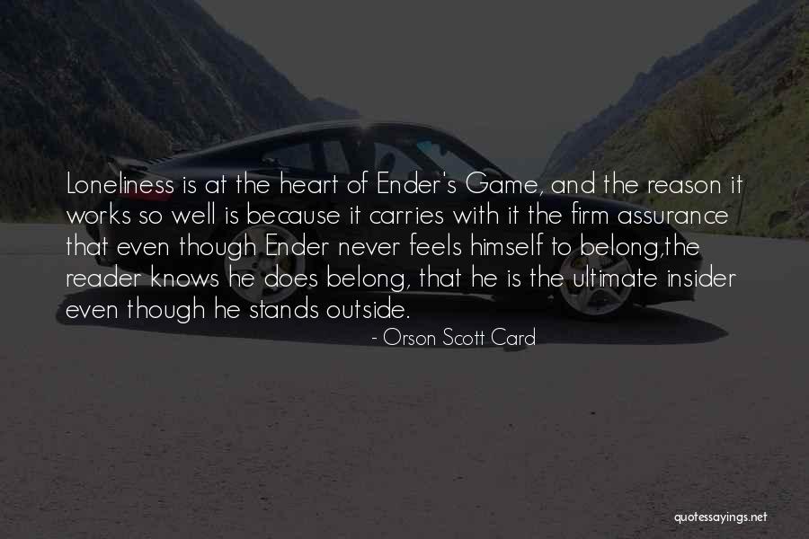 Ender Game Quotes By Orson Scott Card Ender Game Quotes By Orson Scott Card