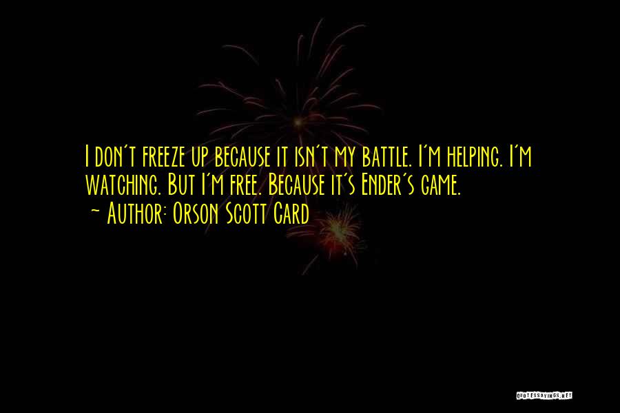 Ender's Game Bean Quotes By Orson Scott Card