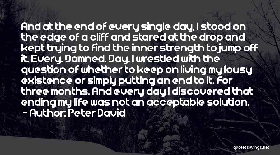 Ending A Day Quotes By Peter David