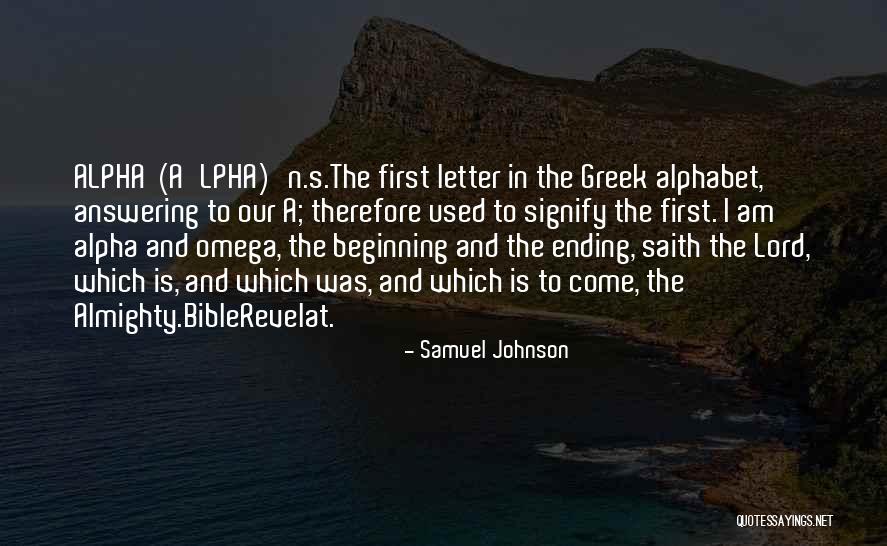 Ending A Letter Quotes By Samuel Johnson