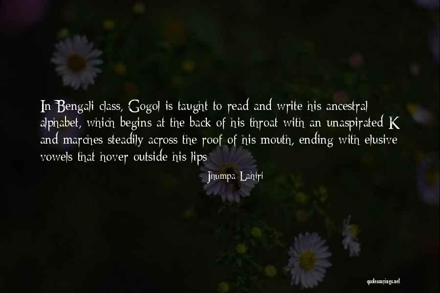 Ending For Class Quotes By Jhumpa Lahiri
