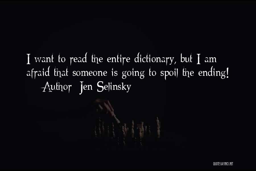 Ending Quotes By Jen Selinsky