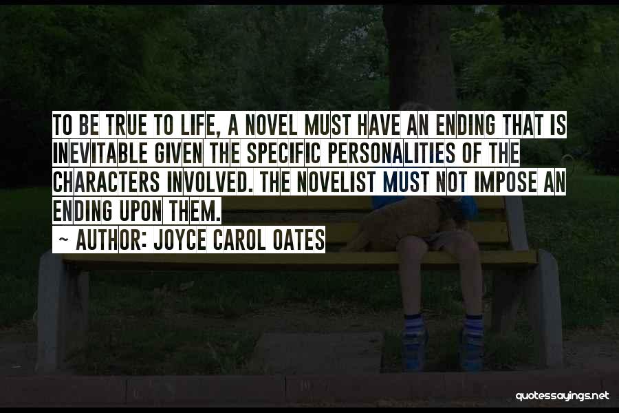 Ending Quotes By Joyce Carol Oates