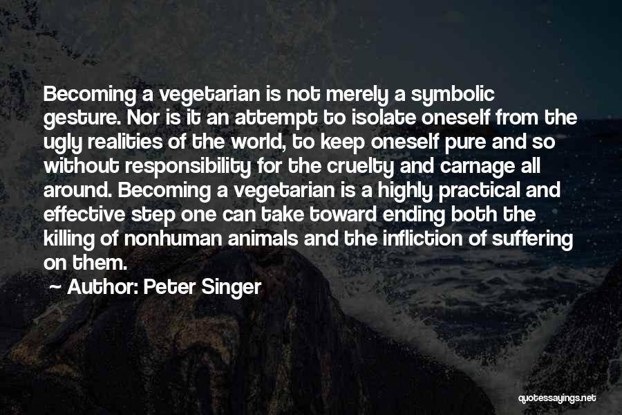 Ending Suffering Quotes By Peter Singer