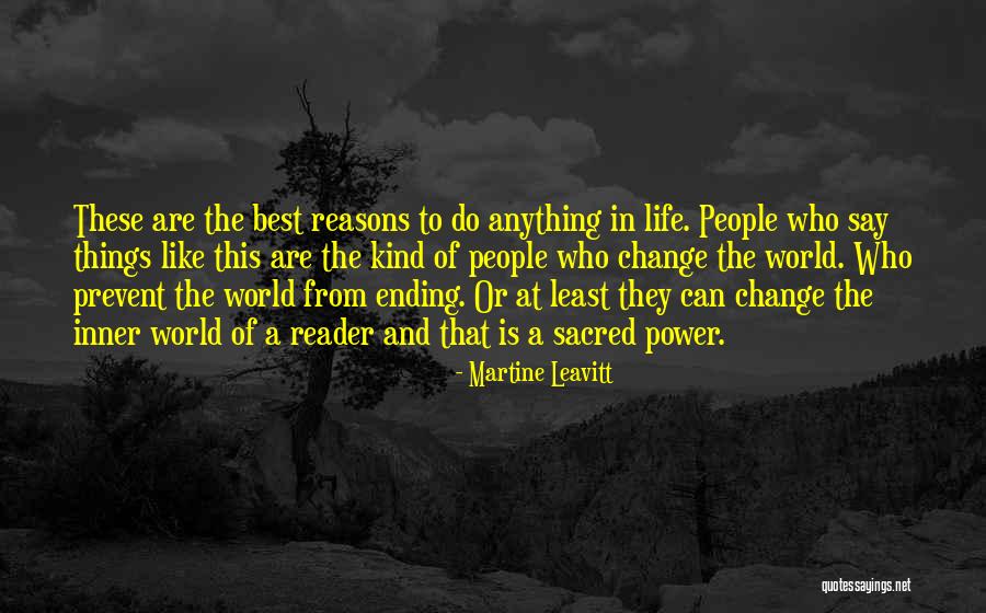 Ending Things Quotes By Martine Leavitt Ending Things Quotes By Martine Leavitt