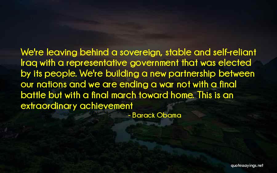 Ending War Quotes By Barack Obama