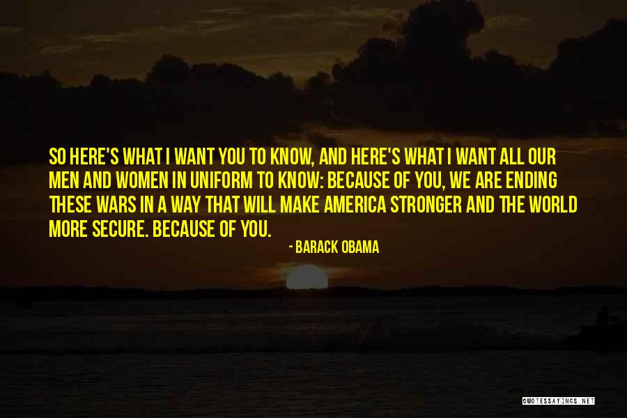 Ending War Quotes By Barack Obama