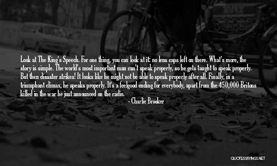 Ending War Quotes By Charlie Brooker