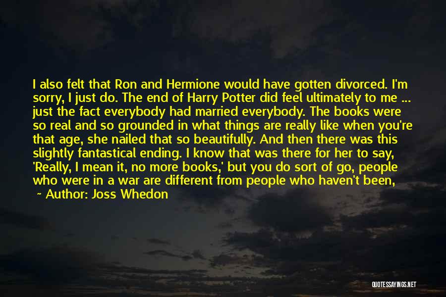 Ending War Quotes By Joss Whedon