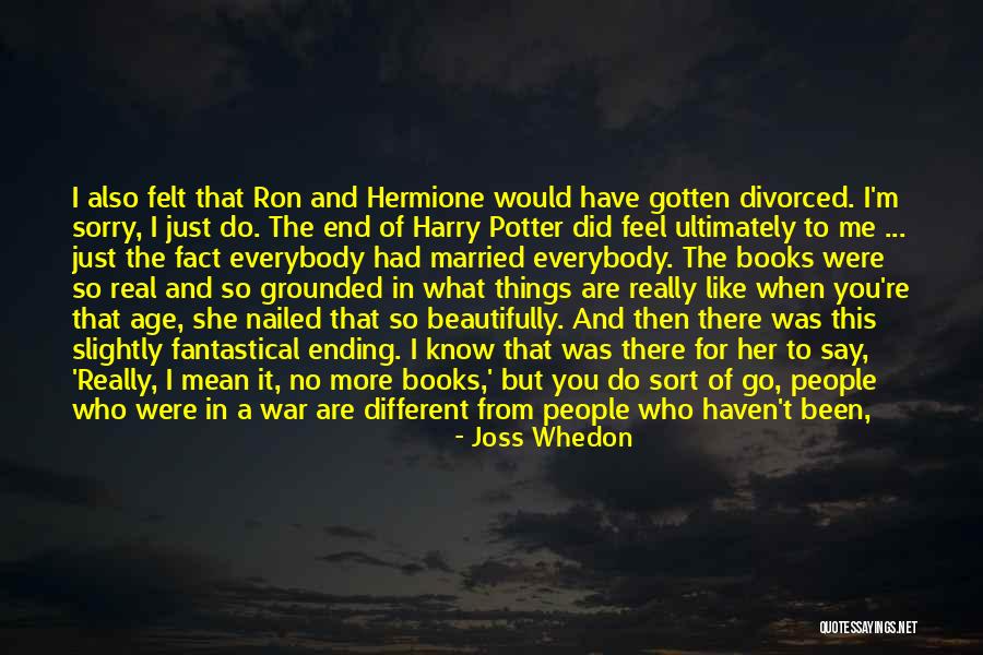 Ending War Quotes By Joss Whedon