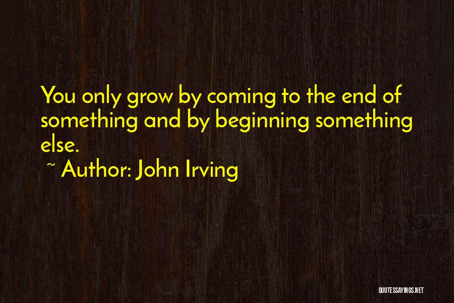 Endings And Beginnings Quotes By John Irving