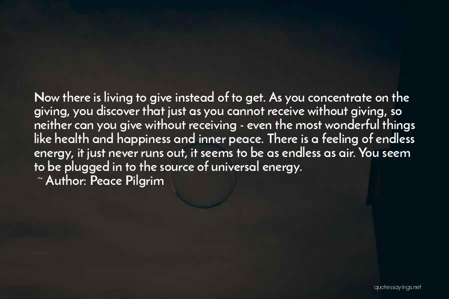 Endless Happiness Quotes By Peace Pilgrim