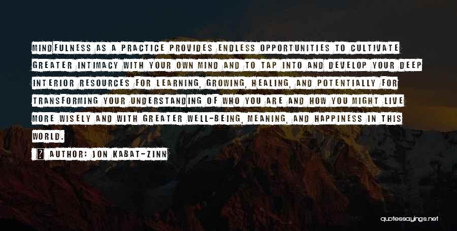 Endless Learning Quotes By Jon Kabat-Zinn